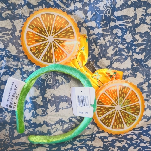 NWT Disney World Epcot Flower & Garden Orange Bird Minnie Ears Headband - Picture 3 of 3